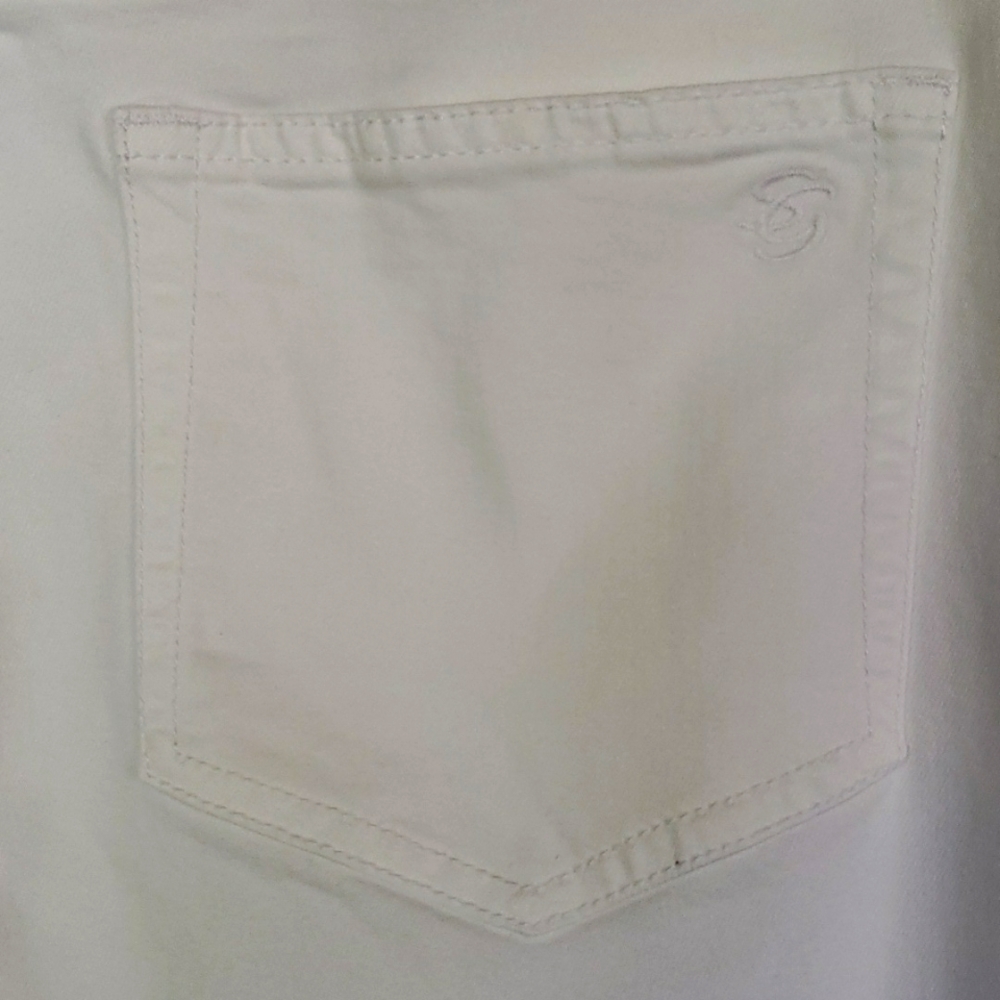 SUSAN GRAVER Boot-Cut Jeans White Size 16 NWOT - Picture 9 of 12